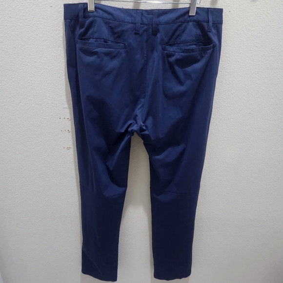 Rhone Men's‎ Commuter Classic Performance Chino Golf Pants Blue Size 35x33 EUC - Picture 5 of 12